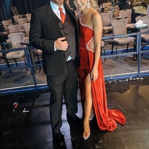 Jonathan Kayne Velvet Dress